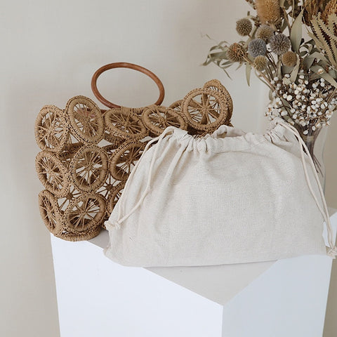 LemonySac Handcrafted Rope Macrame Braided Bag - ClosetBlues