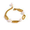 Gussie Pearls & Links Bracelet - ClosetBlues