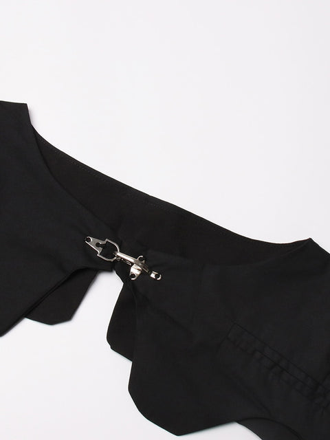 Elemental Black/White Noone Style Blouse