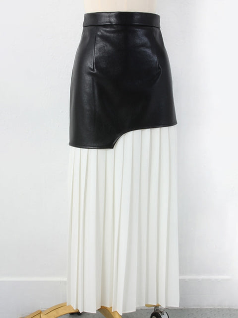 Bruce Vegan Leather Skirt