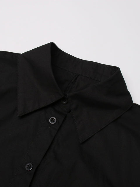 Elemental Black/White Noone Style Blouse