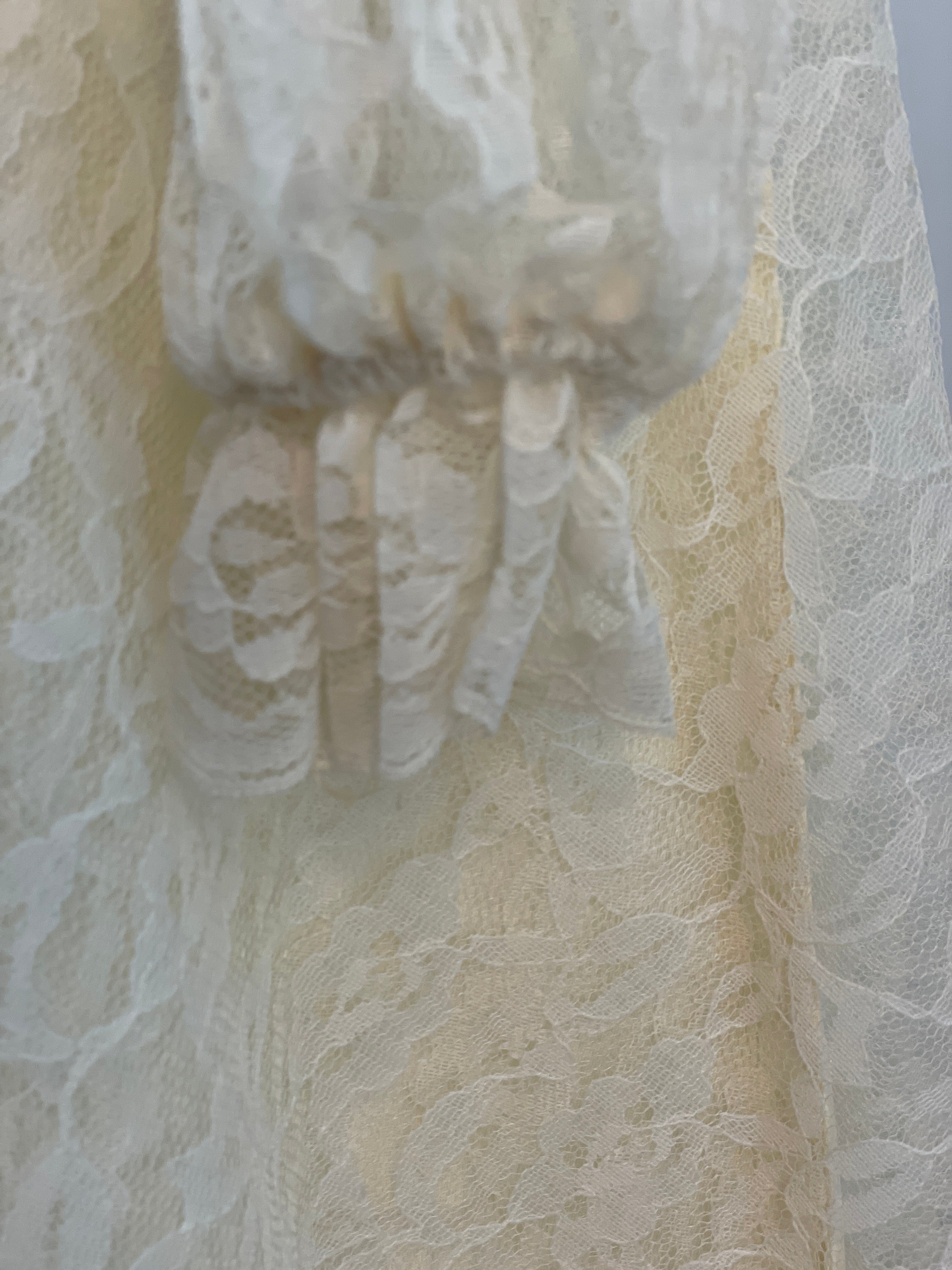 Vintage Handmade Prairie Lace Dress - ClosetBlues