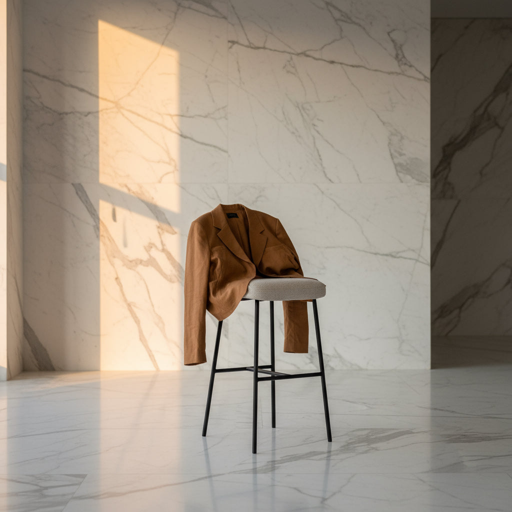 Rae Linen Double Breasted Cropped Structure Jacket - ClosetBlues