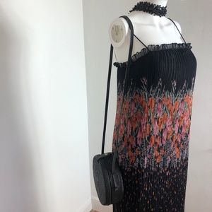 Vintage Sunray pleated cdress w/ spaghetti straps - ClosetBlues